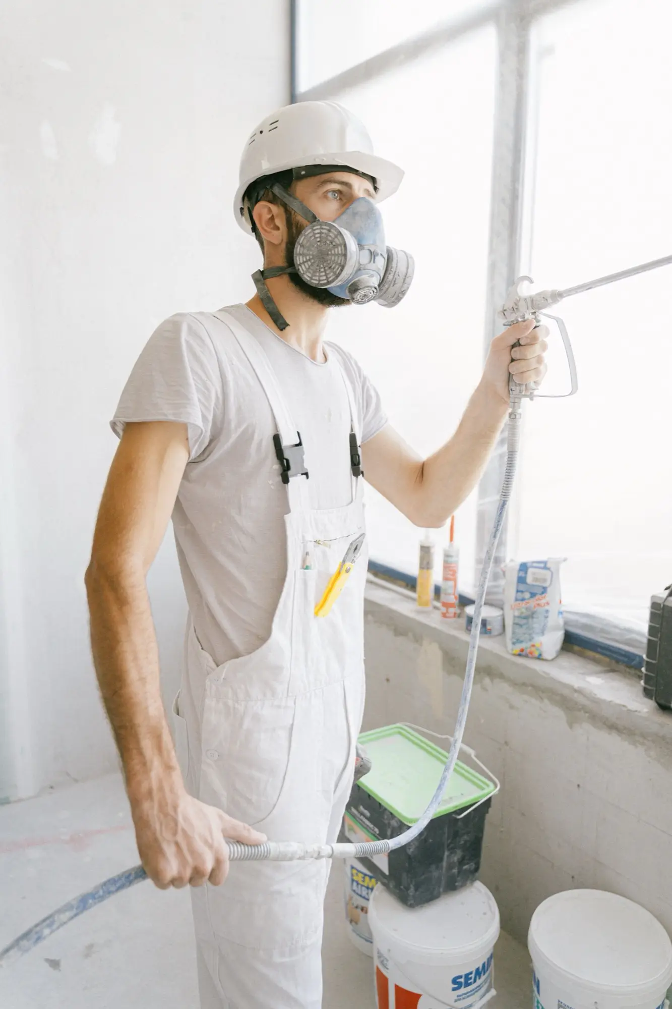 Preparing a wall before the finish coats go on